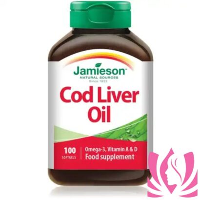 جاميسون زيت كبد سمك القد 100 كبسولة Jamieson Cod Liver Oil