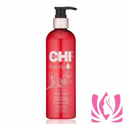 CHI Conditioner تشي بلسم بزيت الورد معزز للون الشعر 340 مل