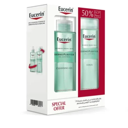 يوسيرين غسول ديرمو + تونر مجانا Eucerin Dermo Purifyer