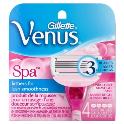 gillette blade venus spa breeze 4 pcs 0