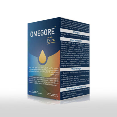 اوميجور اكسترا اوميجا 3 (OMEGORE Extra (30 chewable tablet