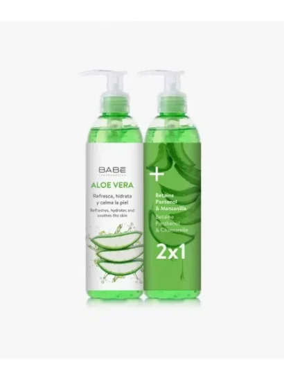 BABE ALOE VERA بابي الوفيرا 2 * 1 مرطب و مهدئ للبشرة