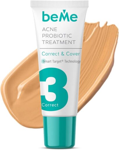 BEME ACNE CORRECT & COVER بيمي كريم اساس للبشرة الدهنية