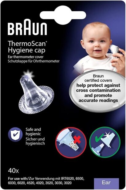 غيار مقياس الحرارة براون Braun thermoscan hygiene cap