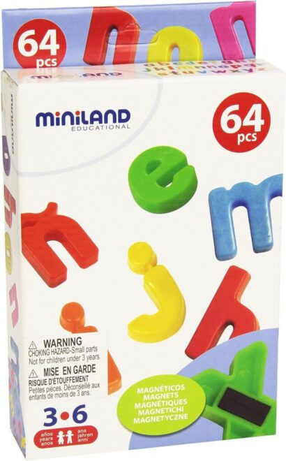 العاب تعليمية مينيلاند حروف مغناطيسية 64 Miniland Magnetic