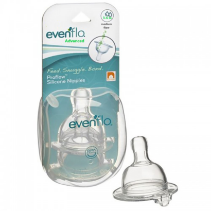 حلمة رضاعة ايفن فلو ادفانسيد 3 - 6 شهور Evenflo advanced