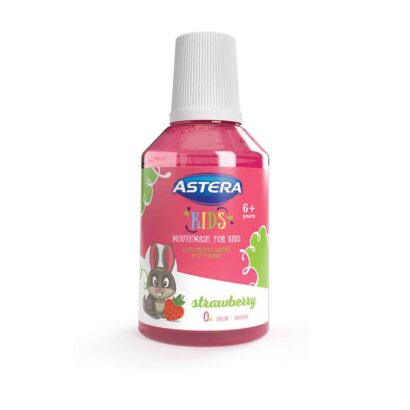 غسول الفم استيرا للاطفال بالفراولة ASTERA KIDS MOUTHWASH