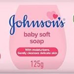جونسون بيبي صابون ناعم للأطفال 125 غ، صابون مرطب لطيف للأطفال