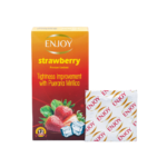 واقي ذكري بنكهة الفراولة 12 قطعة