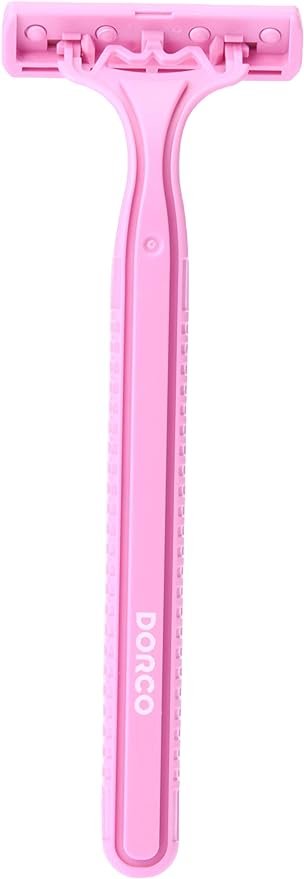 ae57ac33-ca9c-4647-926c-f977e83a44c8.jpg شفرات حلاقة نسائية بمقبض طويل موضوعة في شنطة من البوليستر، 5 قطع من دوركو - Image 1