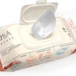 مناديل مبللة فاخرة من ميا 80 قطعة من مسحوق المسك للاطفال