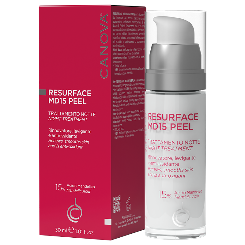 e37e6c5a-11e4-41e9-bae7-5413eee324a0.png كانوفا ريزيرفيس MD15 بيل مقشر طبي يحتوي على 15% أحماض ألفا هيدروكسي (AHA) - Image 1