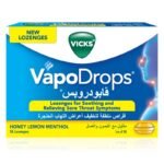 فيكس فابودروبس 16 قطعة بالعسل والليمون والمنثول